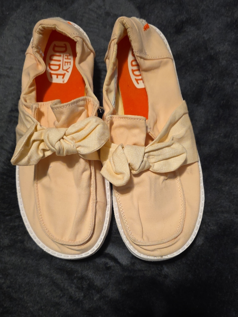 Hey Dude Women's Knot-Tie Slip-Ons - Peachy Beige